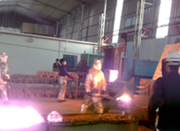 Production process flow of investment casting